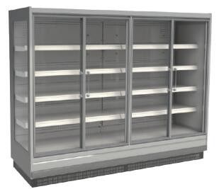 Tipo a distanza di vetro dritto del dispositivo di raffreddamento R404A della porta - porte 2/3/4/5