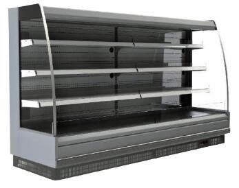 Contenitore per esposizione del forno refrigerato contenitore per esposizione verticale a distanza del dolce dei semi