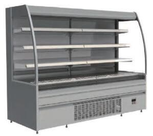 Contenitore per esposizione refrigerato verticale del dolce del contenitore per esposizione 375L Multidecks del dolce dei semi