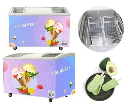 Surgelatore del gelato con il portello scorrevole 250L 314L 400L