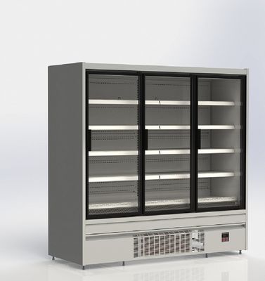 Porta di vetro dritta 220V/50HZ del dispositivo di raffreddamento 2/3/4 della porta del supermercato R290