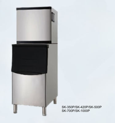 Tipo modulare macchina del ghiaccio di Sk-350p del cubo nessun dessert commerciale piccolo di pulizia di smantellamento