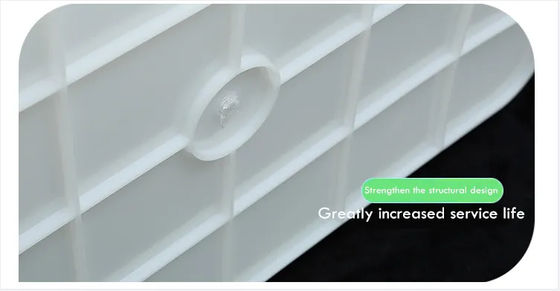 Piatto di plastica per frigorifero PE Piatto di plastica spessito Bacino di plastica per ghiaccio fresco Piatto di plastica quadrato