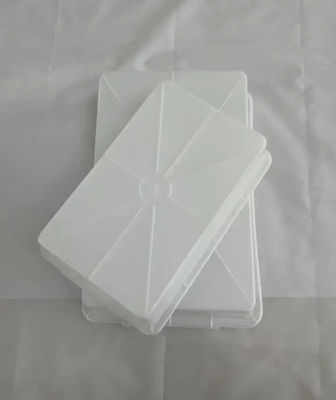 Bianco Sortito Spessito Grandi vasche di gomma Rectangolari Supermercato Plastica Vasca bianca