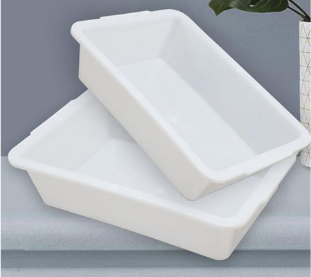 Supermercato di plastica rettangolare Casella di stoccaggio dell'asilo di bambini Cesto di scatole fresche addensate