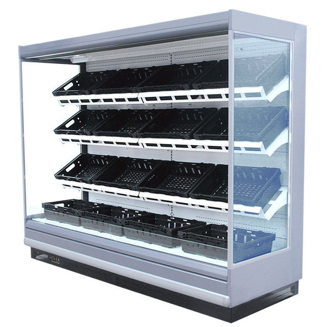 Il tipo a distanza refrigerato del gabinetto del frigorifero dell'esposizione di Multideck del frigorifero dell'esposizione di ortaggio da frutto