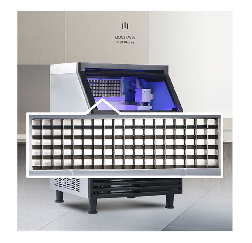 Immagazzinamento nel ghiaccio veloce commerciale di Antivari KTV della macchina verticale del cubetto di ghiaccio di SK-210P piccolo alto