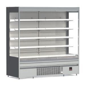 Frigorifero aperto 608L raffreddato aria 912L 1200L dell'esposizione di caso aperto di Front Commercial