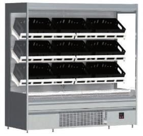 R290 aprono Front Open Display Fridge Open Front Refrigerated Display Case
