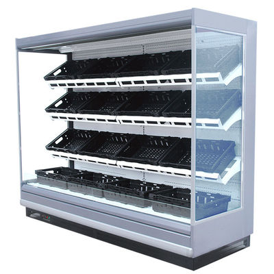 Il tipo a distanza refrigerato del gabinetto del frigorifero dell'esposizione di Multideck del frigorifero dell'esposizione di ortaggio da frutto