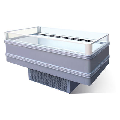 Congelatore senza coperchio 260L-440L a doppia temperatura dell'esposizione dell'isola del supermercato